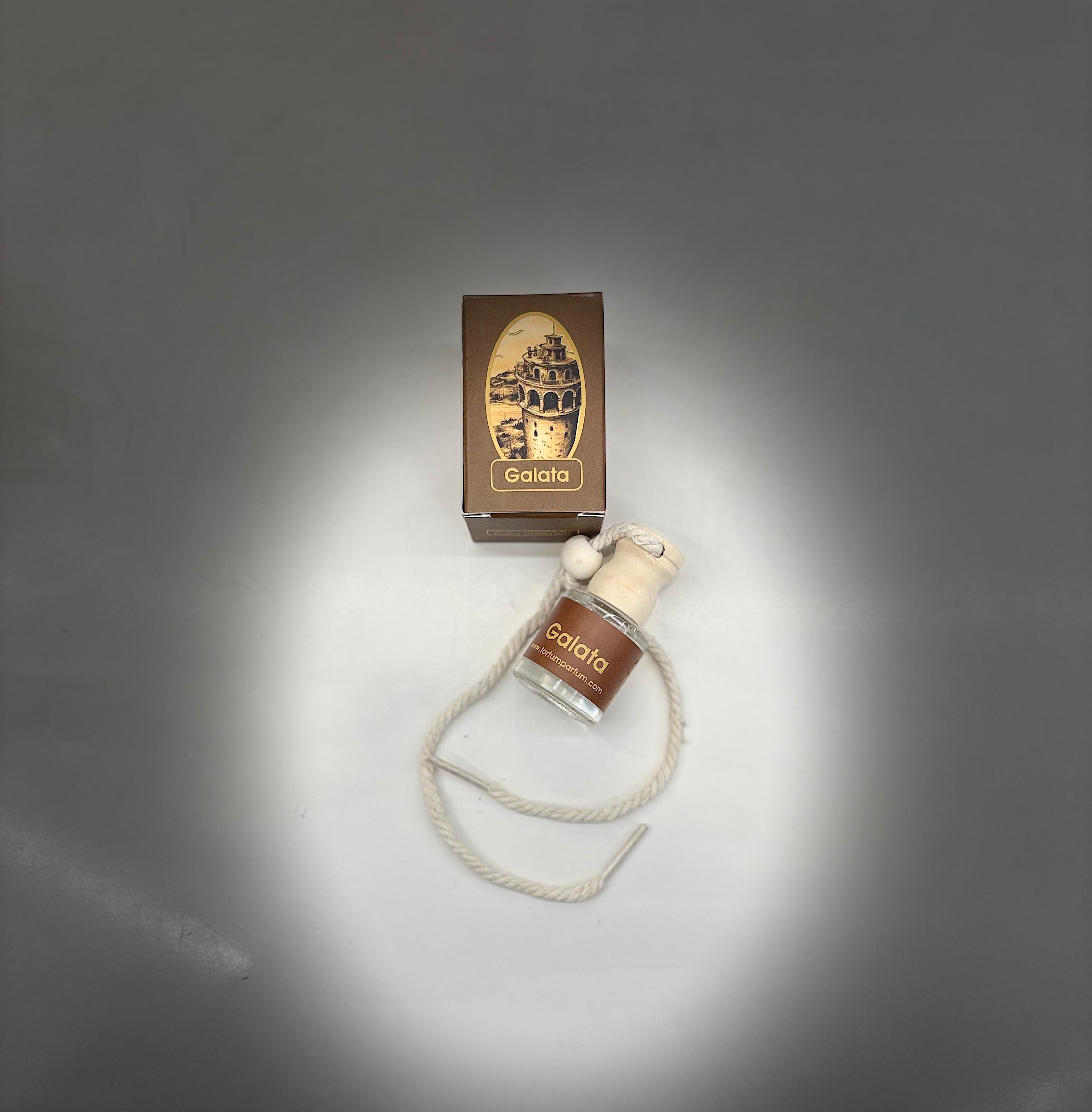 Galata White Flowers Car Air Freshener